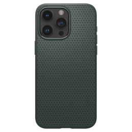 Spigen Liquid Air dėklas iPhone 15 Pro - tamsiai žalias