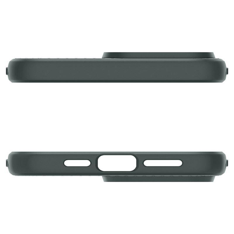 Spigen Liquid Air dėklas iPhone 15 Pro - tamsiai žalias