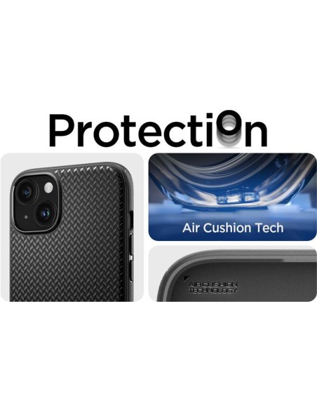 Spigen Mag Armor dėklas su MagSafe iPhone 15 Plus - matinė juoda