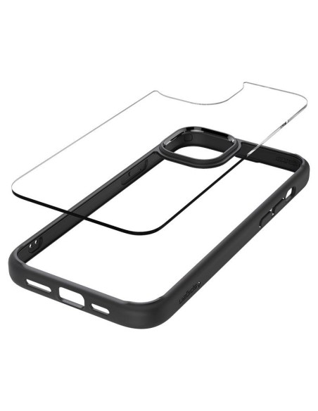 Spigen Ultra Hybrid dėklas iPhone 15 Plus - matinės juodos spalvos