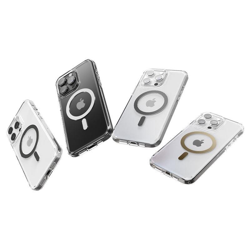 Spigen Ultra Hybrid Mag dėklas su MagSafe, skirtas iPhone 15 Pro Max - baltas Spigen Ultra Hybrid Mag dėklas su MagSafe, skirtas iPhone 15 Pro Max - baltas