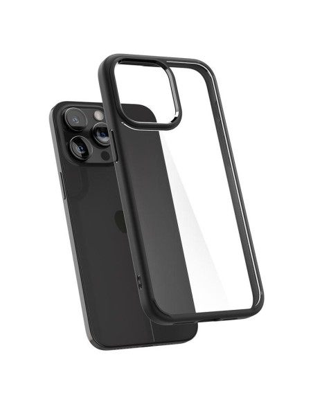 Spigen Ultra Hybrid dėklas, skirtas iPhone 15 Pro Max - matinė juoda Spigen Ultra Hybrid dėklas, skirtas iPhone 15 Pro Max - matinė juoda