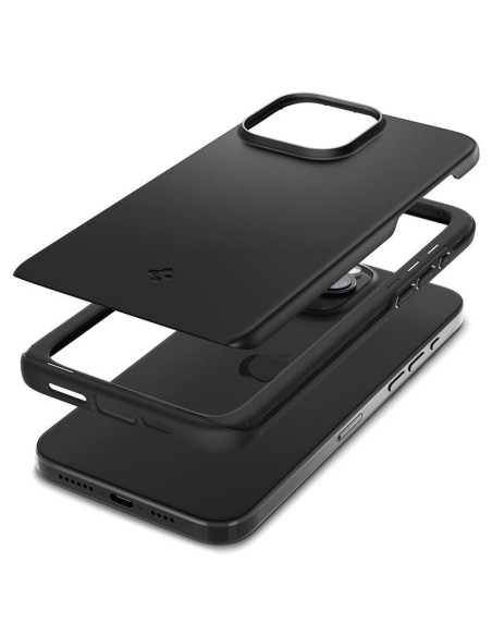 Spigen Thin Fit dėklas iPhone 15 Pro Max - juodas Spigen Thin Fit dėklas iPhone 15 Pro Max - juodas