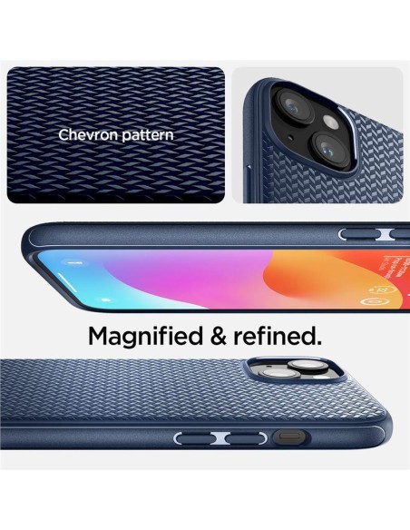 Spigen Mag Armor dėklas su MagSafe iPhone 15 - mėlynas