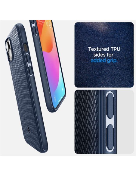 Spigen Mag Armor dėklas su MagSafe iPhone 15 - mėlynas Spigen Mag Armor dėklas su MagSafe iPhone 15 - mėlynas
