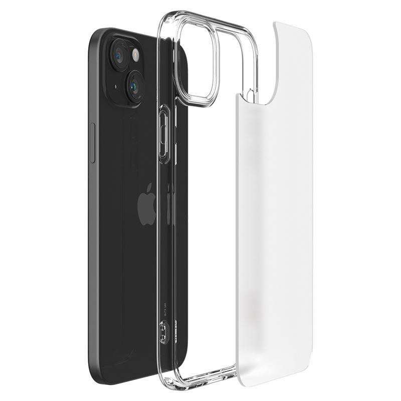 Spigen Ultra Hybrid dėklas iPhone 15 - skaidrus ir matinis Spigen Ultra Hybrid dėklas iPhone 15 - skaidrus ir matinis