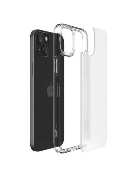 Spigen Ultra Hybrid dėklas iPhone 15 - skaidrus ir matinis Spigen Ultra Hybrid dėklas iPhone 15 - skaidrus ir matinis