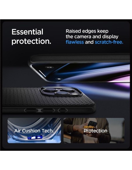 Spigen Mag Armor dėklas su MagSafe, skirtas iPhone 15 Pro Max - matinė juoda Spigen Mag Armor dėklas su MagSafe, skirtas iPhone 15 Pro Max - matinė juoda