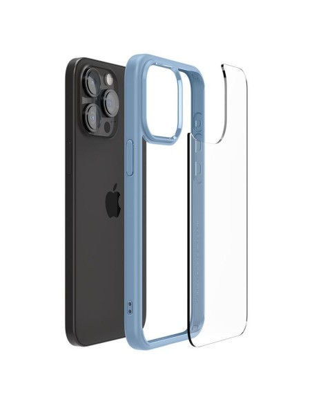 Spigen Ultra Hybrid dėklas iPhone 15 Pro Max - šviesiai mėlynas Spigen Ultra Hybrid dėklas iPhone 15 Pro Max - šviesiai mėlynas