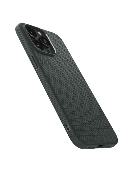 Spigen Liquid Air dėklas iPhone 15 Pro Max - tamsiai žalias Spigen Liquid Air dėklas iPhone 15 Pro Max - tamsiai žalias