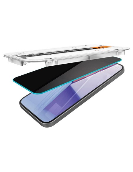 GRŪDINTAS STIKLAS SPIGEN GLAS.TR "EZ FIT" 2 PAKUOTĖS IPHONE 15 PLUS PRIVATUMAS GRŪDINTAS STIKLAS SPIGEN GLAS.TR "EZ FIT" 2 PAKUOTĖS IPHONE 15 PLUS PRIVATUMAS