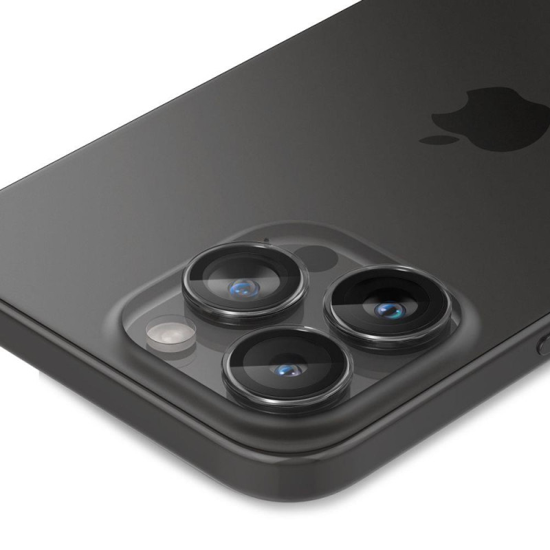 Spigen Glas.tR EZ Fit Optik Pro kameros dangtelis skirtas iPhone 15 Pro / 15 Pro Max - 2 vnt.