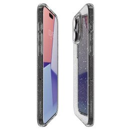 Spigen Liquid Crystal dėklas iPhone 15 Pro - skaidrus ir blizgantis
