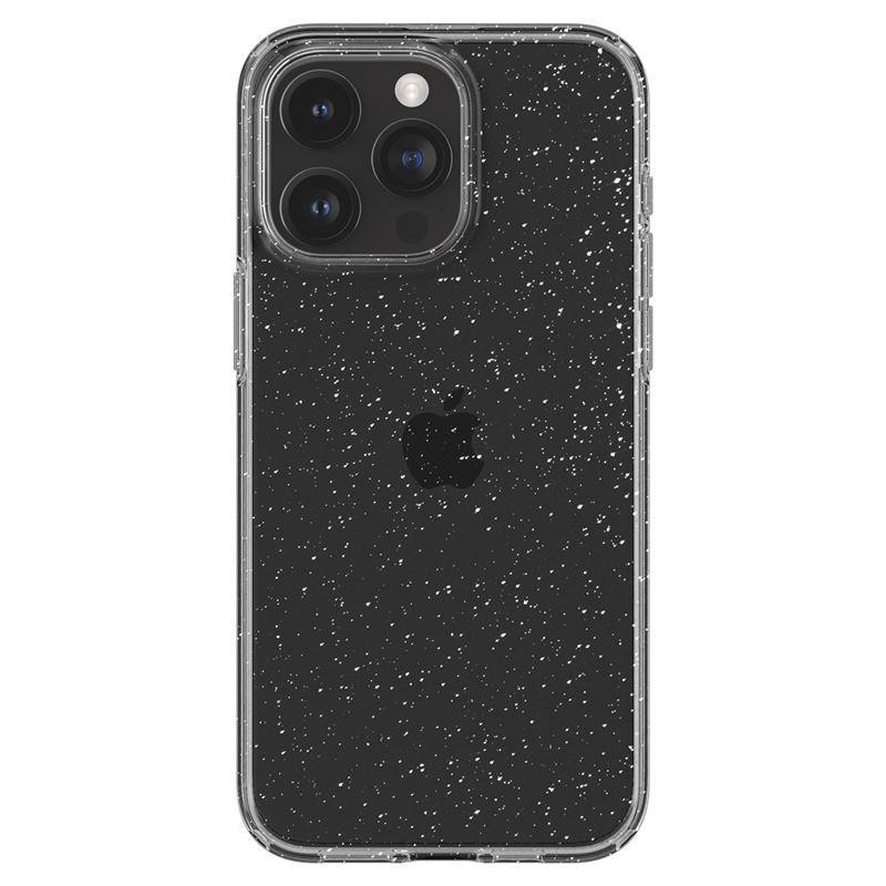 Spigen Liquid Crystal dėklas iPhone 15 Pro - skaidrus ir blizgantis