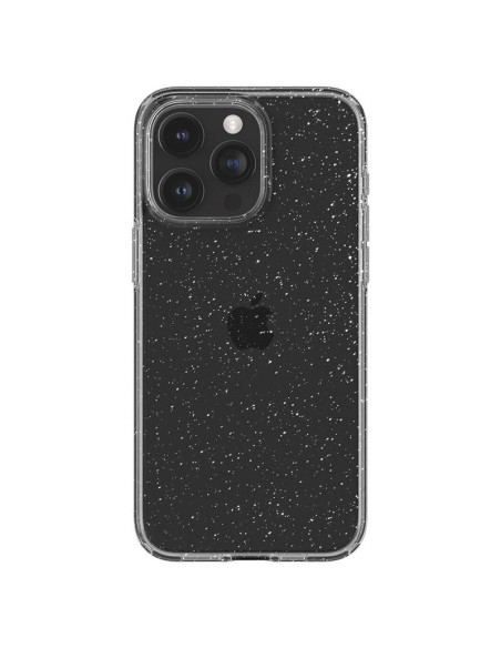 Spigen Liquid Crystal dėklas iPhone 15 Pro - skaidrus ir blizgantis