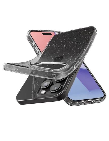 Spigen Liquid Crystal dėklas iPhone 15 Pro Max - skaidrus ir blizgantis Spigen Liquid Crystal dėklas iPhone 15 Pro Max - skaidrus ir blizgantis