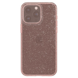 Spigen Liquid Crystal Glitter dėklas iPhone 15 Pro Max - rožinis ir skaidrus