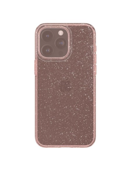 Spigen Liquid Crystal Glitter dėklas iPhone 15 Pro Max - rožinis ir skaidrus Spigen Liquid Crystal Glitter dėklas iPhone 15 Pro Max - rožinis ir skaidrus