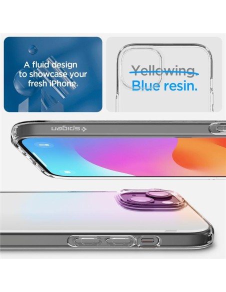 Spigen Liquid Crystal dėklas iPhone 15 - skaidrus Spigen Liquid Crystal dėklas iPhone 15 - skaidrus