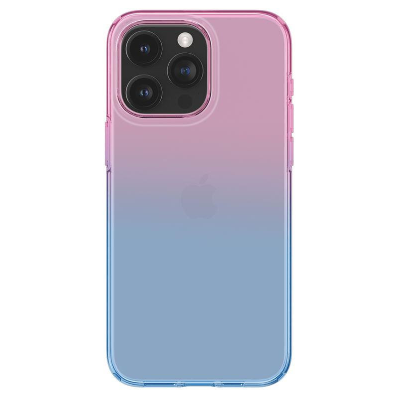 Spigen Liquid Crystal dėklas iPhone 15 Pro - rožinė ir mėlyna