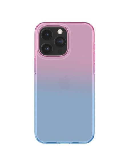 Spigen Liquid Crystal dėklas iPhone 15 Pro - rožinė ir mėlyna Spigen Liquid Crystal dėklas iPhone 15 Pro - rožinė ir mėlyna