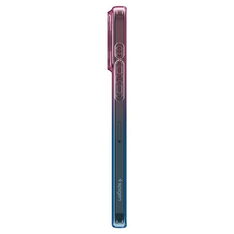 Spigen Liquid Crystal dėklas iPhone 15 Pro - rožinė ir mėlyna