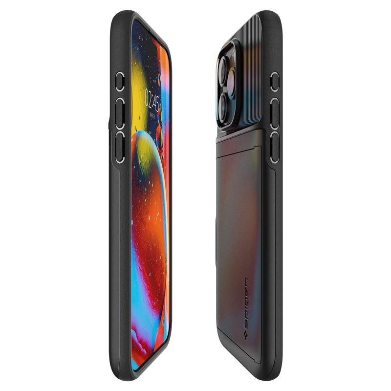 Spigen Slim Armor CS dėklas iPhone 15 Pro Max - juodas
