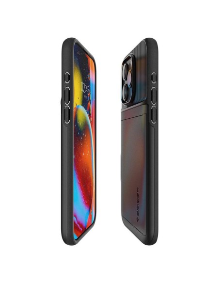 Spigen Slim Armor CS dėklas iPhone 15 Pro Max - juodas Spigen Slim Armor CS dėklas iPhone 15 Pro Max - juodas