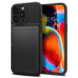 Spigen Slim Armor CS dėklas iPhone 15 Pro Max - juodas