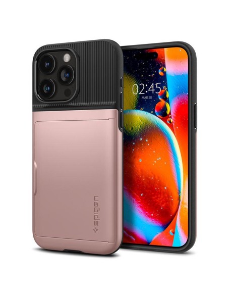 Spigen Slim Armor CS dėklas iPhone 15 Pro Max - rožinis Spigen Slim Armor CS dėklas iPhone 15 Pro Max - rožinis