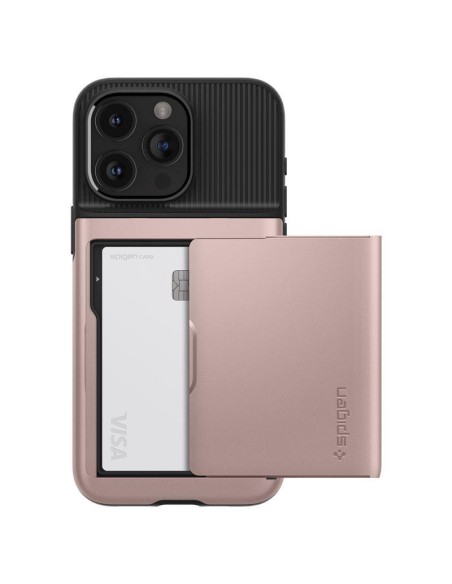 Spigen Slim Armor CS dėklas iPhone 15 Pro Max - rožinis Spigen Slim Armor CS dėklas iPhone 15 Pro Max - rožinis