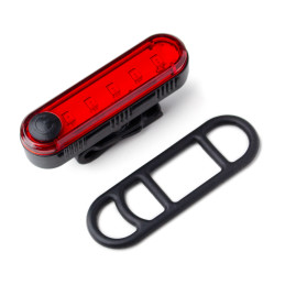 Wozinsky WSBLB1 priekinis ir galinis USB-C dviračio žibintų komplektas - juodas