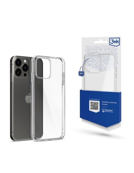 3mk skaidrus dėklas, skirtas iPhone 15 Pro – skaidrus
