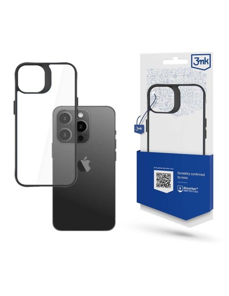 3mk Satin Armor Case+ dėklas, skirtas iPhone 15 Pro - skaidrus