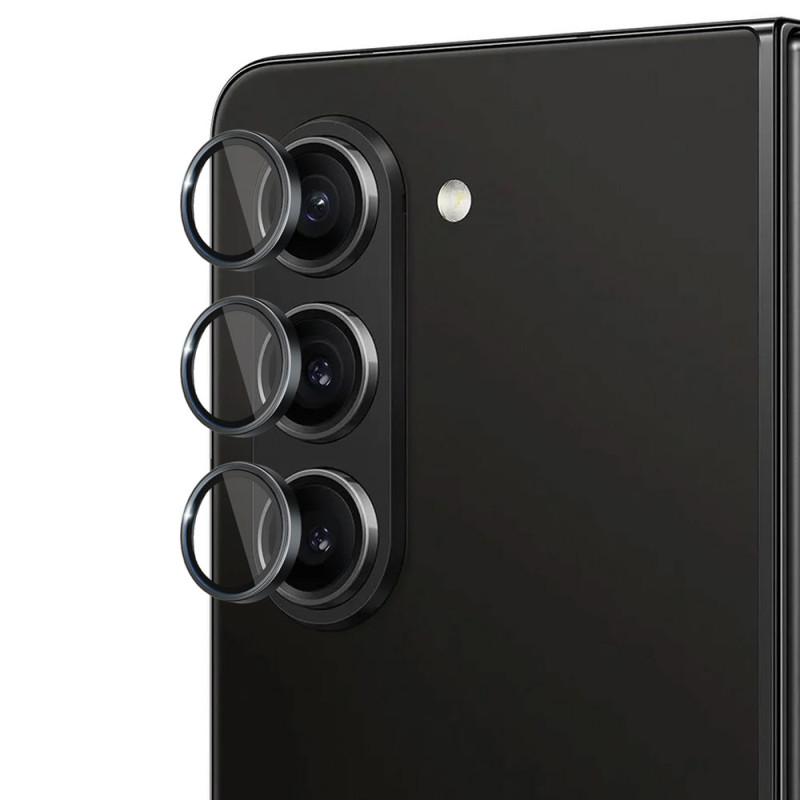 3mk Lens Protection Pro fotoaparato dangtelis, skirtas Samsung Galaxy Z Fold 5 – juodas