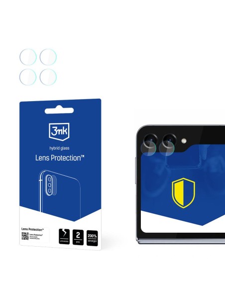 3mk Lens Protection™ hibridinis fotoaparato stiklas, skirtas Samsung Galaxy Z Flip 5 (priekyje) 3mk Lens Protection™ hibridinis fotoaparato stiklas, skirtas Samsung Galaxy Z Flip 5 (priekyje)