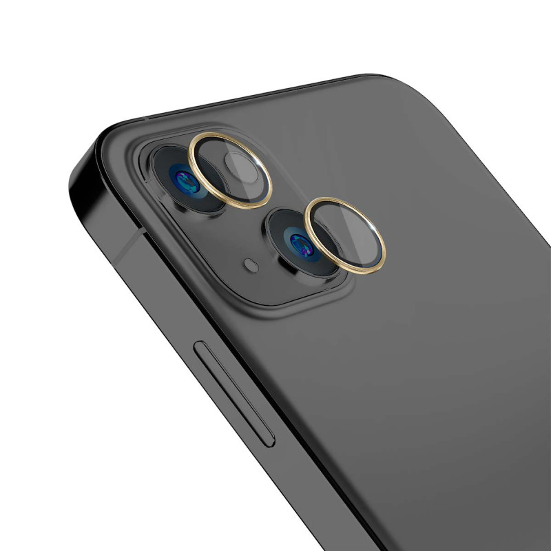 3mk Lens Protection Pro kameros dangtelis, skirtas iPhone 15 Plus – geltonas