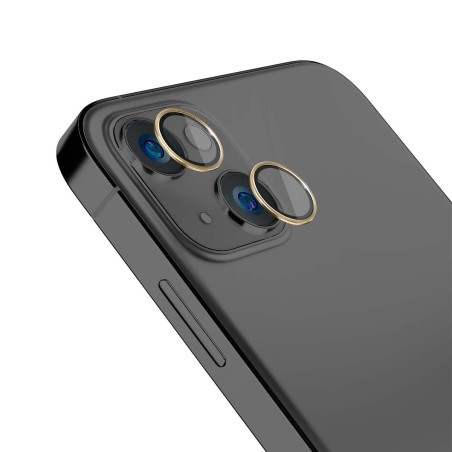 3mk Lens Protection Pro kameros dangtelis, skirtas iPhone 15 Plus – geltonas