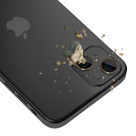 3mk Lens Protection Pro kameros dangtelis, skirtas iPhone 15 Plus – geltonas