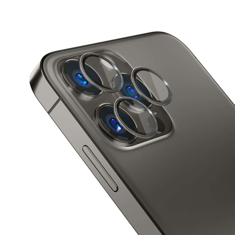 3mk Lens Protection Pro kameros dangtelis iPhone 15 Pro - grafitas
