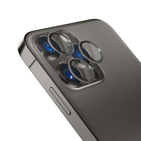 3mk Lens Protection Pro kameros dangtelis iPhone 15 Pro - grafitas 3mk Lens Protection Pro kameros dangtelis iPhone 15 Pro - grafitas
