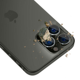 3mk Lens Protection Pro fotoaparato dangtelis iPhone 15 Pro - sidabrinis
