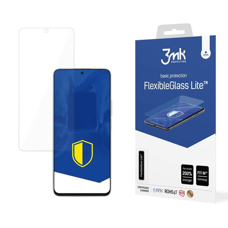 3mk FlexibleGlass Lite™ hibridinis stiklas ant Honor 90 Lite
