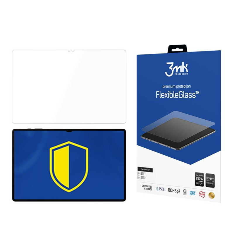 3mk FlexibleGlass™ hibridinis stiklas, skirtas Samsung Galaxy Tab S9+ 3mk FlexibleGlass™ hibridinis stiklas, skirtas Samsung Galaxy Tab S9+