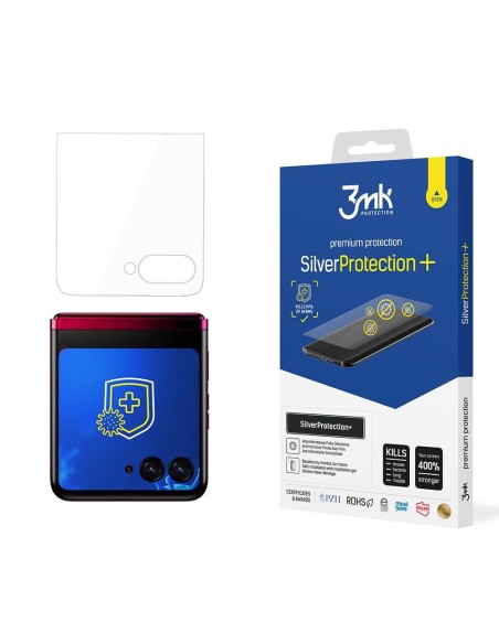 3mk SilverProtection+ apsauginė folija, skirta Motorola Razr 40 Ultra (priekyje) 3mk SilverProtection+ apsauginė folija, skirta Motorola Razr 40 Ultra (priekyje)