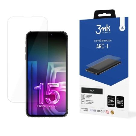 3mk ARC+ folija, skirta iPhone 15 3mk ARC+ folija, skirta iPhone 15