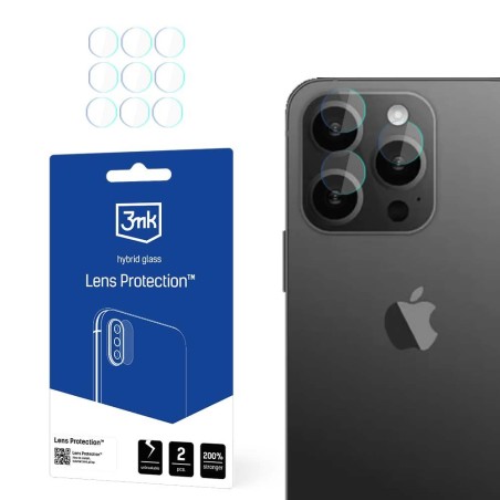 3mk Lens Protection™ hibridinis fotoaparato stiklas, skirtas iPhone 15 Pro 3mk Lens Protection™ hibridinis fotoaparato stiklas, skirtas iPhone 15 Pro