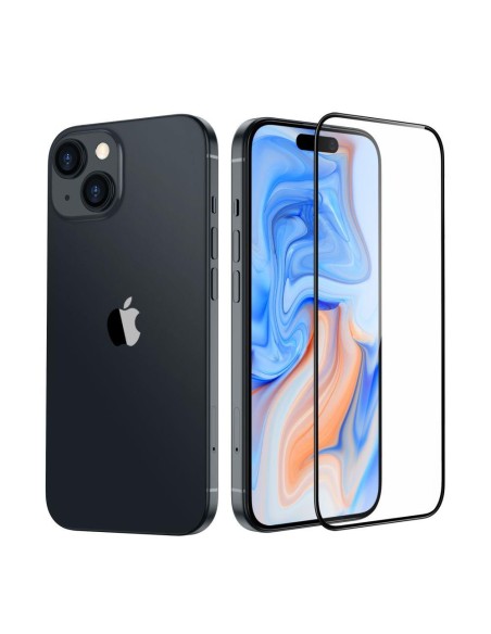 ESR Armorite grūdintas stiklas iPhone 15 Plus - juodas ESR Armorite grūdintas stiklas iPhone 15 Plus - juodas