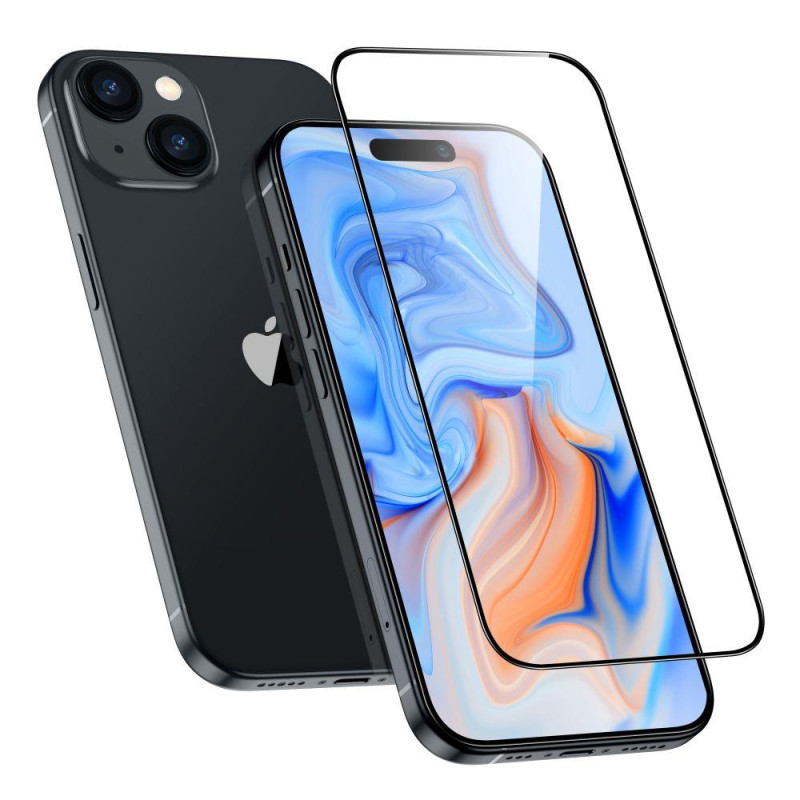 ESR Armorite grūdintas stiklas iPhone 15 Plus - juodas