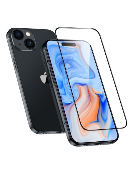 ESR Armorite grūdintas stiklas iPhone 15 Plus - juodas ESR Armorite grūdintas stiklas iPhone 15 Plus - juodas